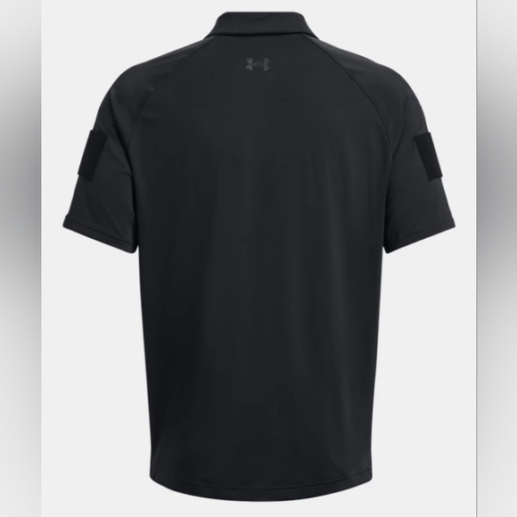 🆕UA Tac Elite Polo Shirt in Black Tactical Gear Uniforms Mens Size Large - Picture 2 of 7